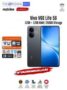 Vivo V60 Lite 5G - 12GB RAM - 256GB Storage - Easy Monthly Installments - PTA Approved - 1 Year Official Warranty - The Original Bro Mobiles - TOB70
